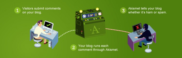 Best WordPress Plugins For Blog Spam Protection Akismet 750x242 Best WordPress Plugins For Blog Spam Protection