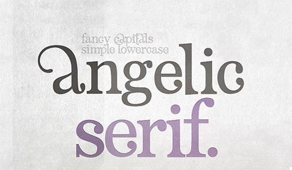 12 Fresh Free Fonts for your Designs Angelic Serif 12 Fresh Free Fonts for your Designs