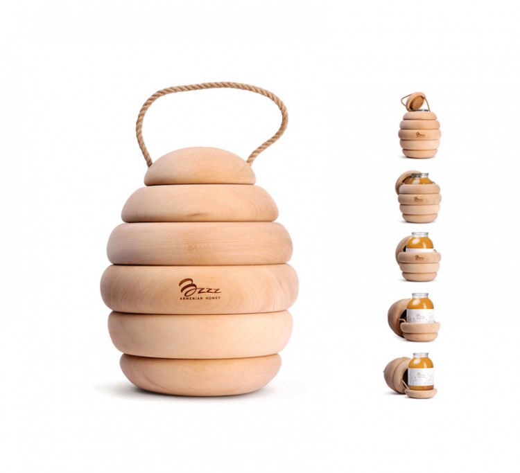 40+ Clever and Creative Package Designs Bzzz Honey 1 750x683 40+ Clever and Creative Package Designs