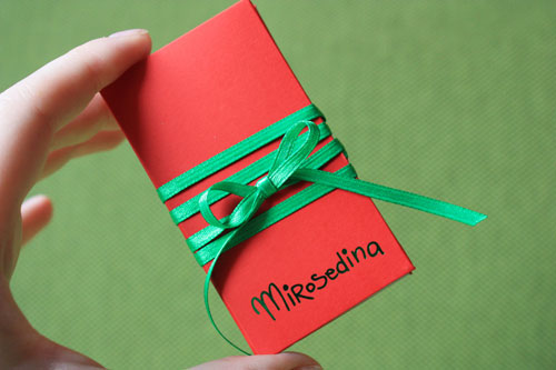 Folded Business Cards Elena Mirosedina Folded Business Cards
