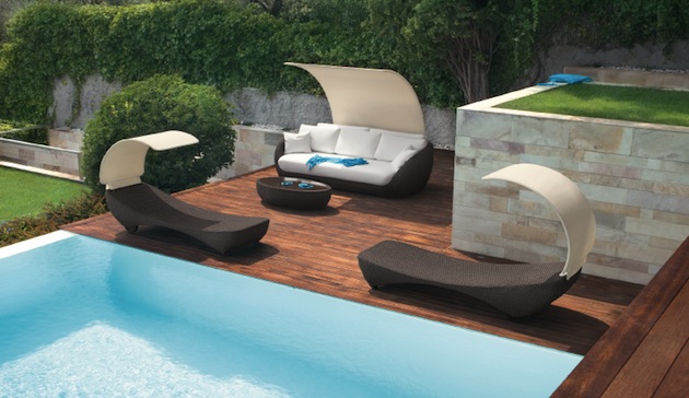 Shaded St. Tropez Outdoor Seating Shaded St. Tropez Outdoor Seating