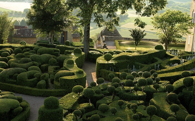 Edward Scissorhands Style Garden in France Edward Scissorhands Style Garden in France