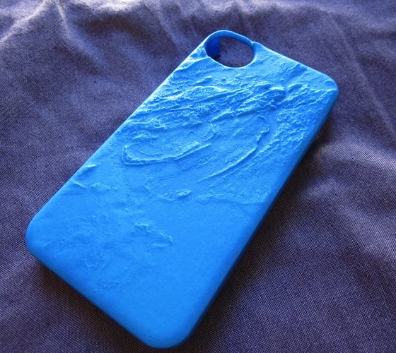 3D Printed Geographical iPhone Case 3D Printed Geographical iPhone Case
