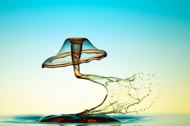 Stunning High Speed Photography Turns Water Droplets Into Liquid Sculptures High Speed Photography Turns Water Droplets Into Liquid Sculptures 01 @ GenCept 650x433 Stunning High Speed Photography Turns Water Droplets Into Liquid Sculptures
