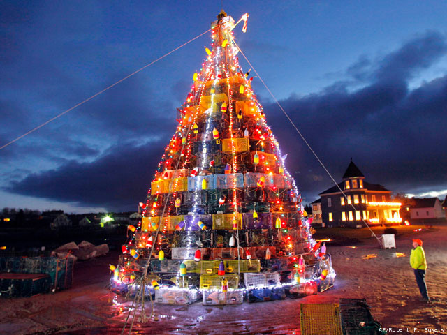 Unusual Christmas Trees Collection Lobster Traps Christmas tree Unusual Christmas Trees Collection