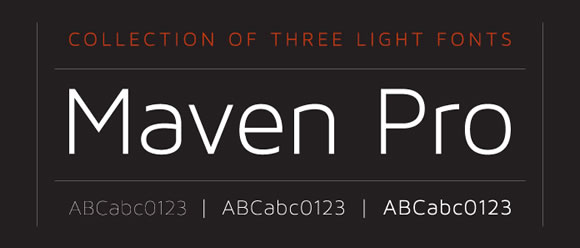 60 BEST FREE FONTS OF 2012 Maven Pro 60 BEST FREE FONTS OF 2012