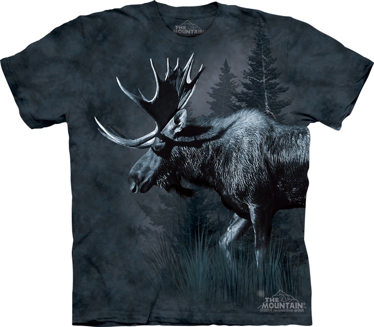 Moose custom t shirt design from the mountain Moose t shirt design from The Mountain