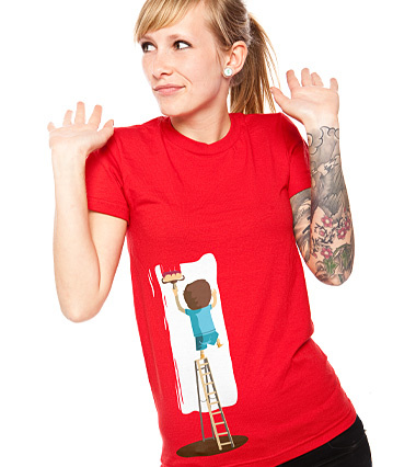 Paint the holidays in red with Deuxième couche t shirt designed by BPM Paint the holidays in red with Deuxième couche women t shirt designed by BPM Paint the holidays in red with Deuxième couche t shirt designed by BPM