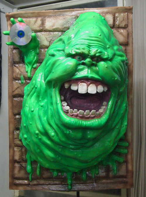 Slimmer Wall Art 2  Ghostbusters’ Slimer 3D Wall Art