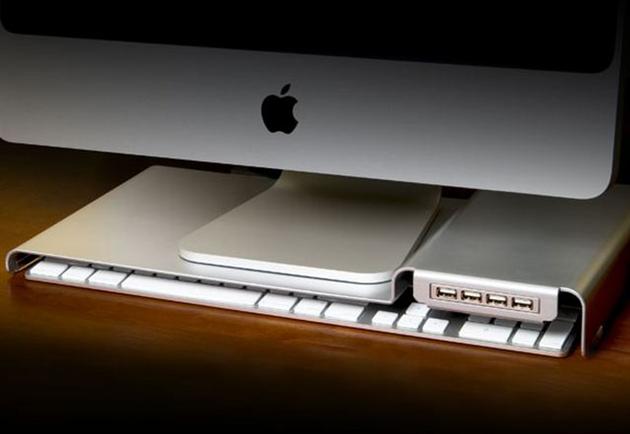 USB Sleek LowKey Mac Stand with USB Ports