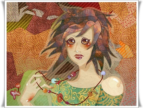 Crafty Collage Art constructions Womans collage Crafty Collage Art constructions