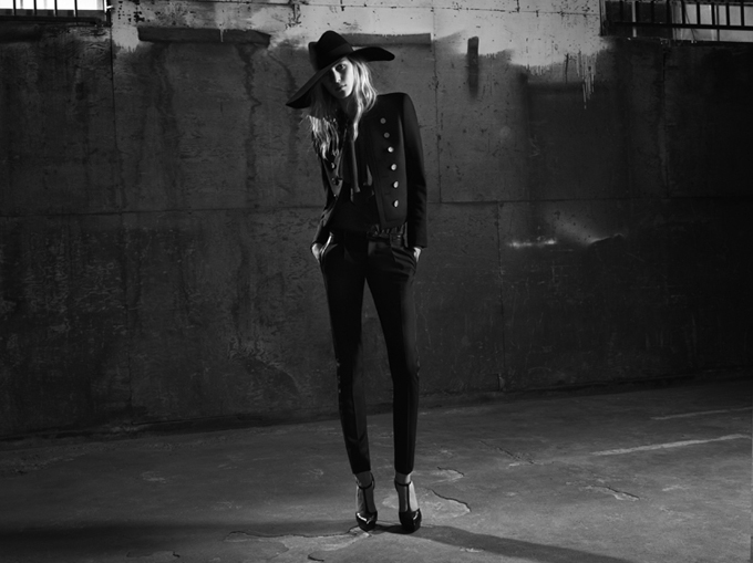 YSL5 Julia Nobis for Saint Laurent Spring 2013