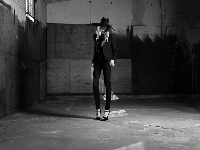 YSL6 Julia Nobis for Saint Laurent Spring 2013
