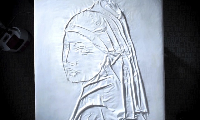 Classic Paintings Recreated Using an Iron art of ironing 1 Classic Paintings Recreated Using an Iron