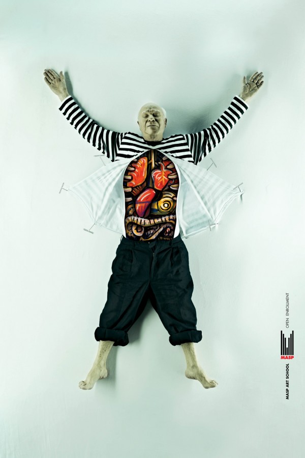 Famous Artists Dissected for Ad Campaign art school ad campaign 3 Famous Artists Dissected for Ad Campaign