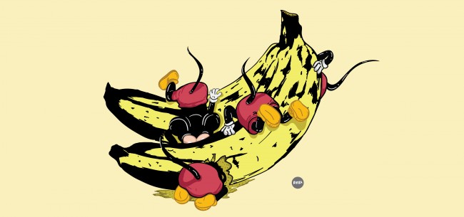 bananna art 012 650x305 Pop eating Pop by Andy Rivera