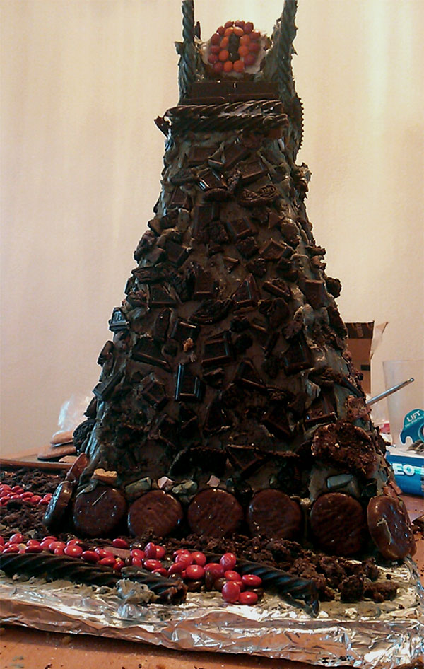 Chocolate Candy Eye of Sauron Gingerbread Tower of Barad dûr eye sauron barad dur gingerbread Chocolate Candy Eye of Sauron Gingerbread Tower of Barad dûr