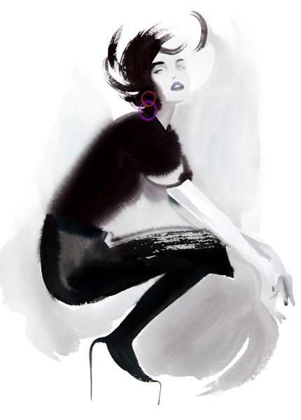 f 25 Awesome Fashion Illustrations by Cacilia Carlstedt