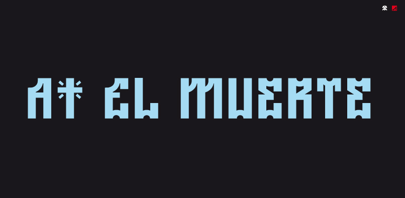 ATELMUERTE FREE FONT hft000 atelmuertepr1 ATELMUERTE FREE FONT