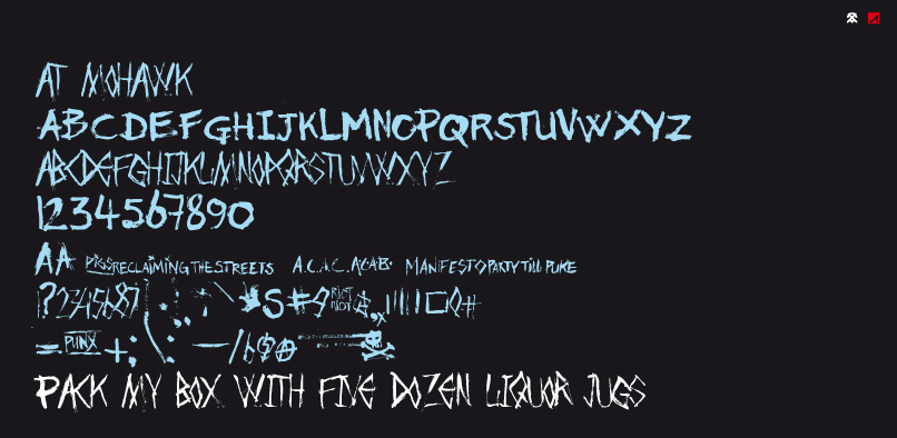 ATMOHAWK FREE FONT hft000 atmohawkpr2 ATMOHAWK FREE FONT