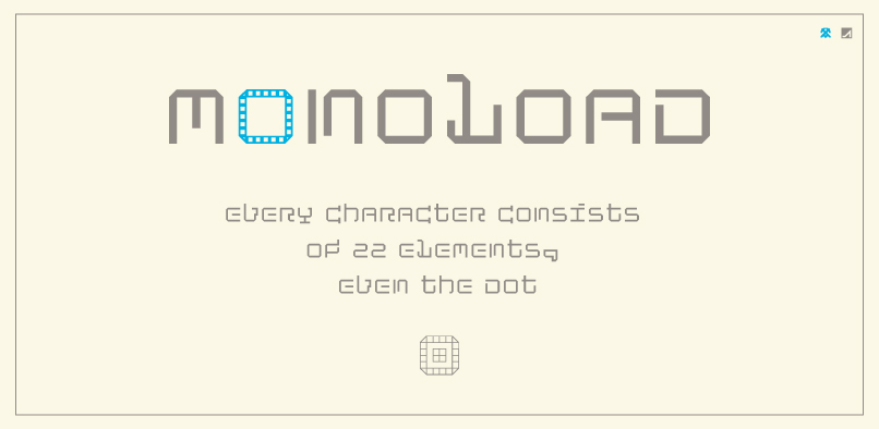 hft000 atmonoloadpr3 ATMONOLOAD FREE FONT