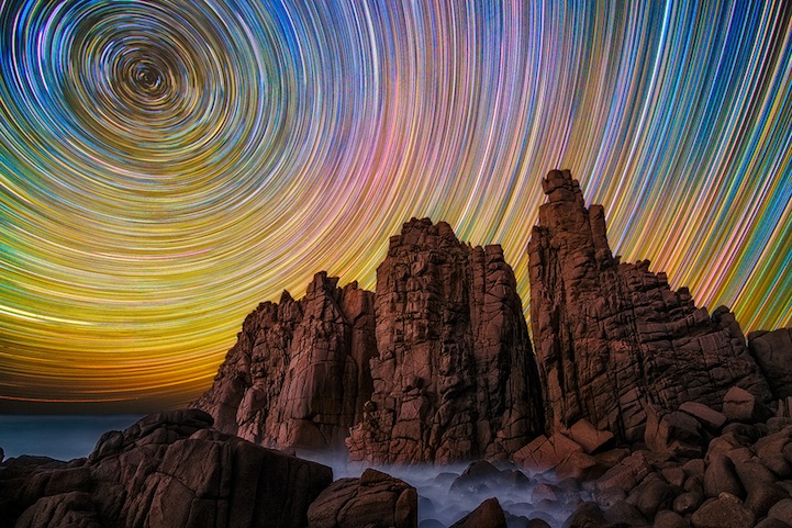 New Spectacular Star Trails by Lincoln Harrison New Spectacular Star Trails by Lincoln Harrison