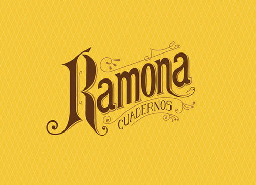 Typography Design Inspiration #13 ramona cuadernos Typography Design Inspiration #13