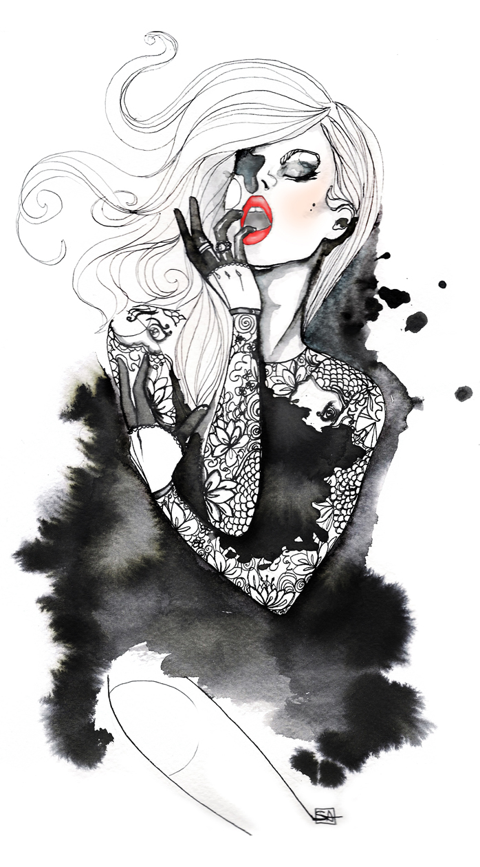 Sara Ligari illustration tattopizzoweb1 Sara Ligari illustration