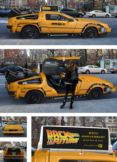 tumblr mefeeepmO31qiqf01o1 500 DeLorean NYC Taxi