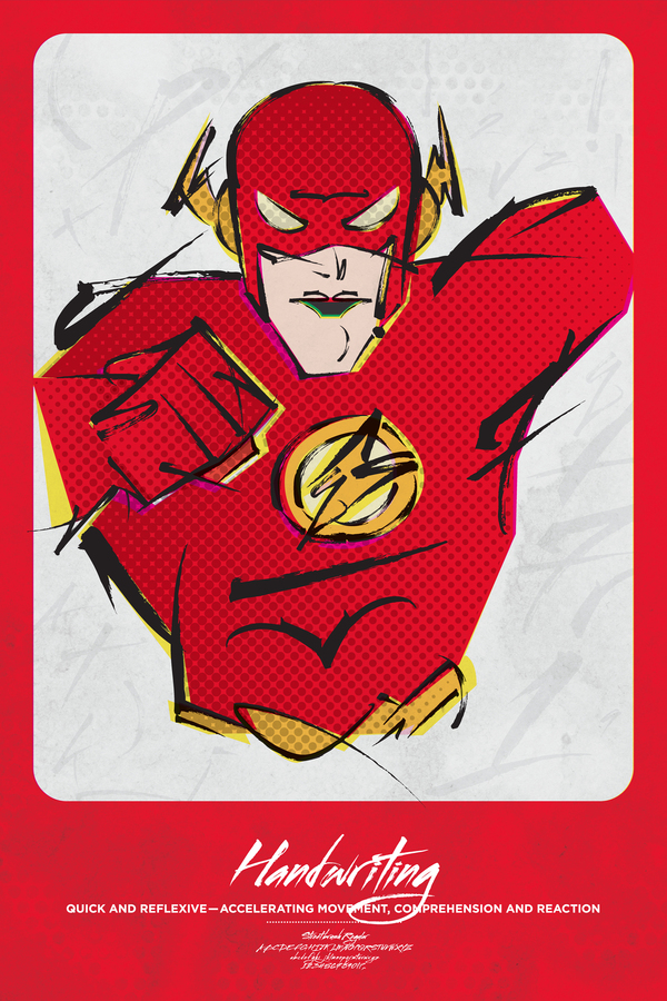 Typographic Superheroes Typographic Superheroes