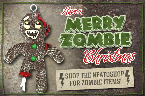 zombie christmas ornament Zombie Christmas Ornaments