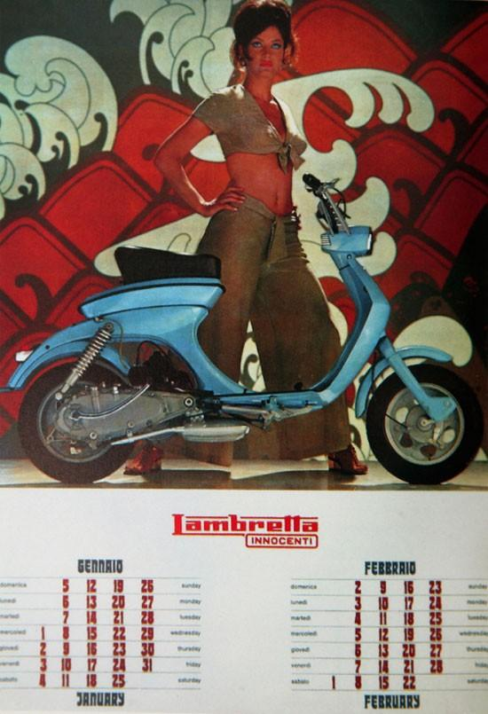 1969 Lambretta Calendar 1969 Lambretta Calendar 2 1969 Lambretta Calendar