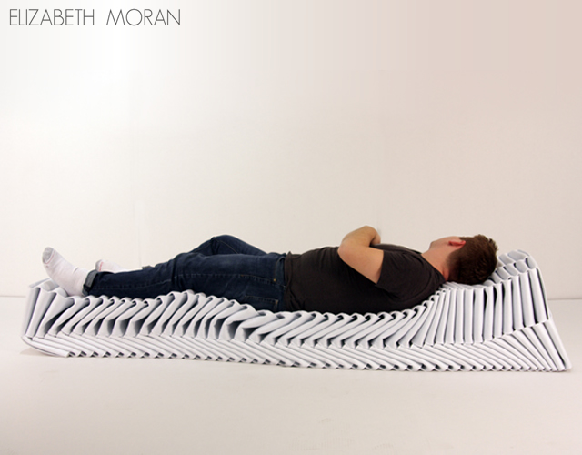 1o16 Fold braid bench by Elizabeth Moran