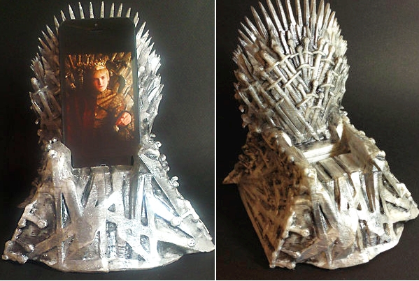 DIY 3D printed Iron Throne Dock for iPhone 5 and Android smartphones challenges them all 3D printed Iron Throne Dock for iPhone 5 and Android smartphones 9 DIY 3D printed Iron Throne Dock for iPhone 5 and Android smartphones challenges them all
