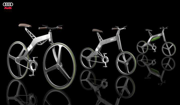 Audi concept bike collection by Vladimer Kobakhidze for urban commuters Audi concept bicycle collection by Vladimer Kobakhidze Audi concept bike collection by Vladimer Kobakhidze for urban commuters