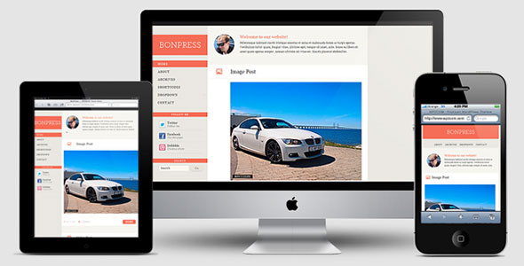 7 Free Responsive Tumblog WordPress Themes Bonpress 7 Free Responsive Tumblog WordPress Themes
