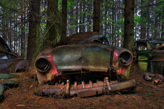 Car Cemetery 9761 Car Cemetery in Belgium