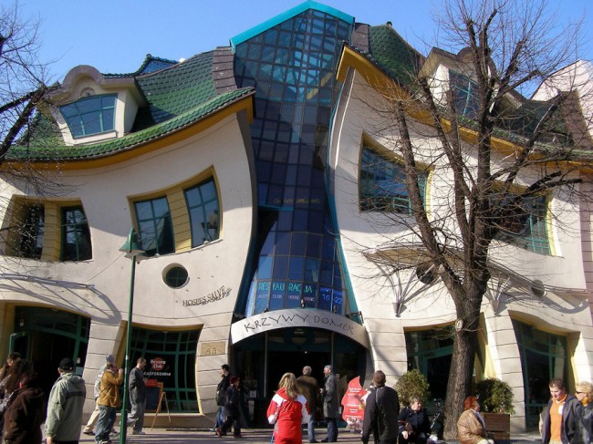 Unusual Buildings In The World Crooked House 650x487 Unusual Buildings In The World