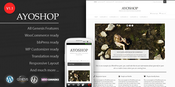 Free WordPress Theme: AyoShop Responsive eCommerce Child Theme Free WordPress Theme Free WordPress Theme: AyoShop Responsive eCommerce Child Theme