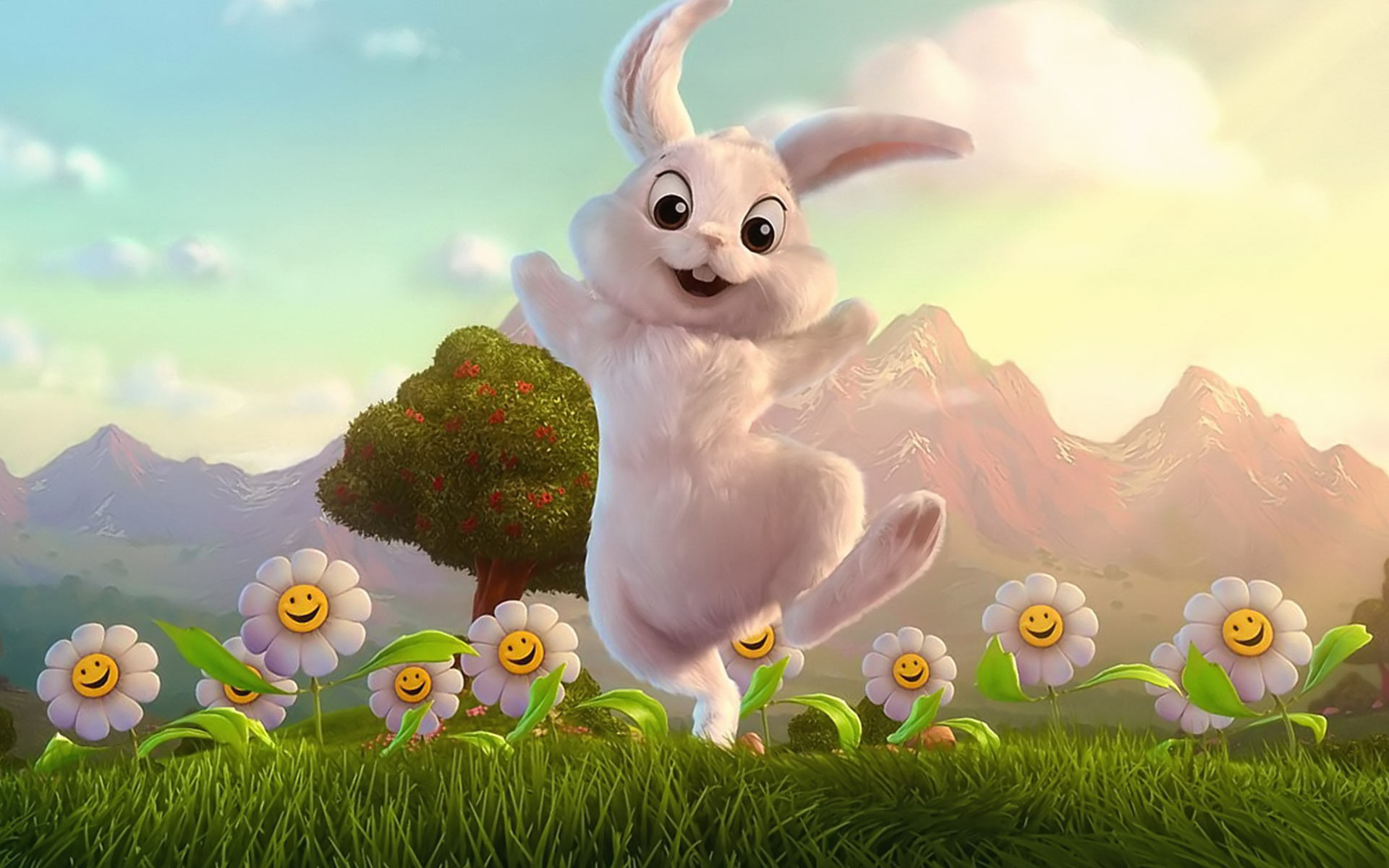 Funny Backgrounds Funny Rabbit Funny Backgrounds
