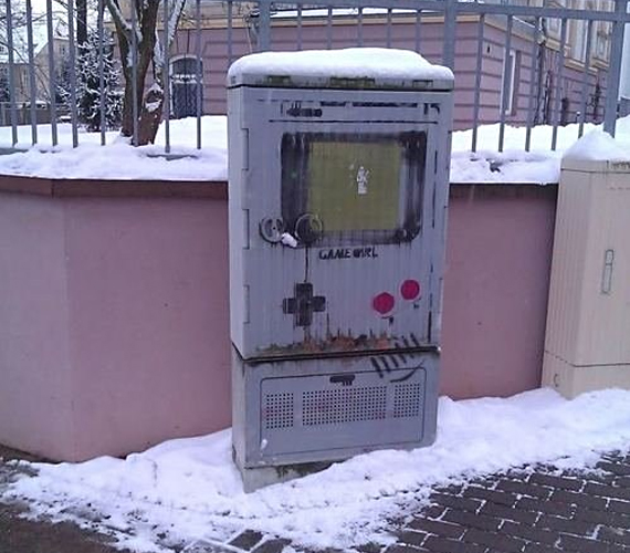Gameboy Street ARt Gameboy Street Art