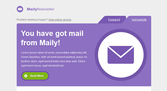 Maily Newsletter 25 Email Newsletter Templates