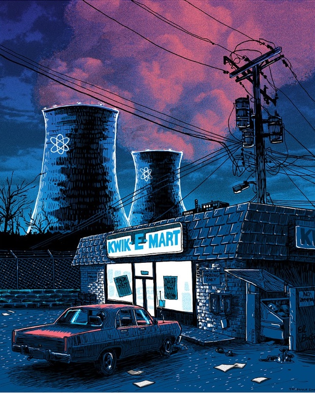 Tim Doyle: Springfield NightFallsontheSNPP Tim Doyle: Springfield