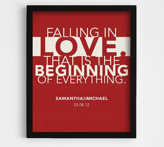  Personalized Falling In Love Wall Art