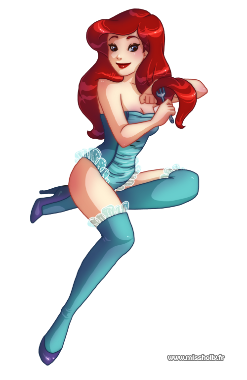 Pin Up Princesses Sexy Princesses Ariel Pin Up Princesses