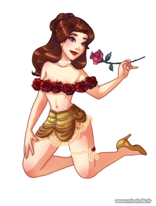Pin Up Princesses Sexy Princesses Belle Pin Up Princesses