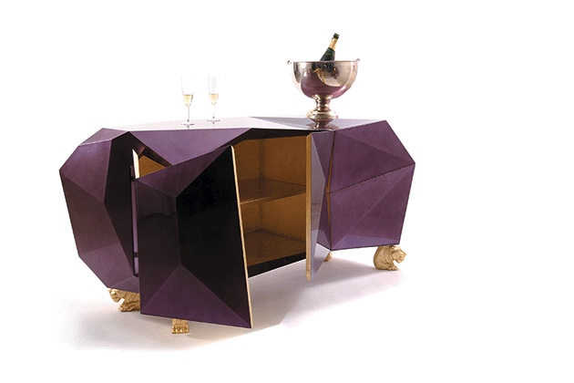 Sideboard Geometric Diamond Storage Furniture
