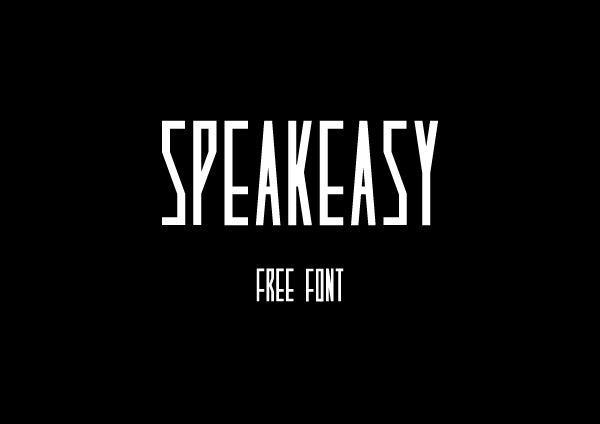 19 New Free Fonts Speakeasy Free Font 19 New Free Fonts