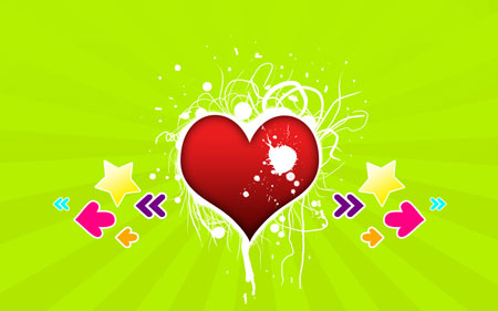 Photoshop Tutorials For Valentines Day Splash My Heart Wallpaper Photoshop Tutorials For Valentines Day