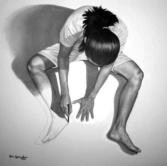 Veri Apriyatno Drawings 01 I’m Apparently Drawing Myself – Drawings by Veri Apriyatno